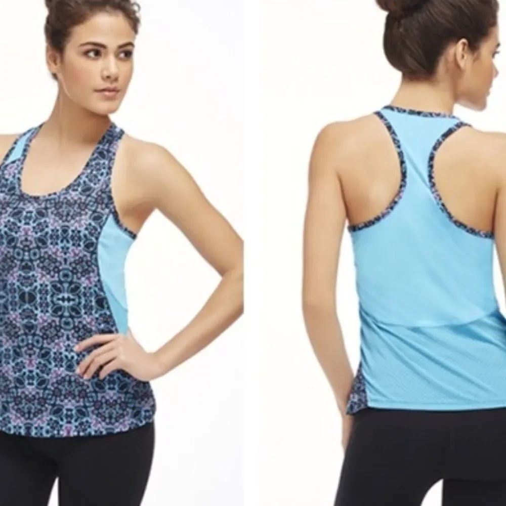 FABLETICS | Berlin Design Panel Racerback Active Tank Top Women’s Size Small